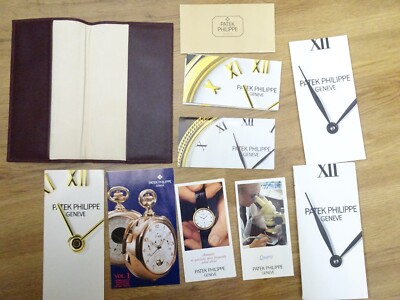 Patek Philippe katalog 1989-1995 Komplete with valet brown Original 10 items