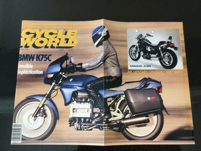 Cycle April 1986. Buell RR1000 BMW K75C Kawasaki ZL600 & KDX200 Honda CR250R
