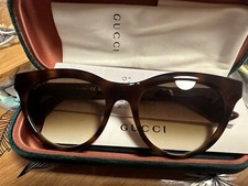 Original Gucci  brauner Farbverlauf Damen-Sonnenbrille, Neu