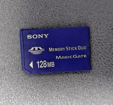 1Pcs Sony 128MB Memory Stick Duo Magicgate MS Card Sony Old Camera PSP Recorder