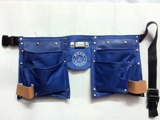 10 Pocket Kids Tool Pouch Bag Belt - Blue