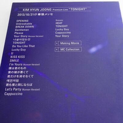 KIM HYUN JOONG Premium Live TONIGHT Blu-ray SEALED | eBay