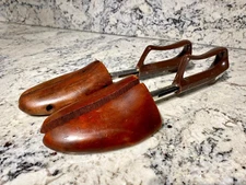 SHOE KEEPERS Vintage Rochester Shoe Trees Co. New York Travel Tree #4 Pair