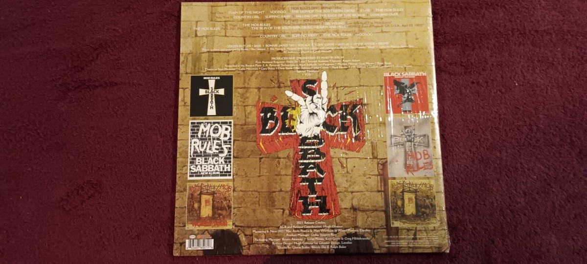 米2discs LP Black Sabbath Mob Rules R1599497 Rhino Records