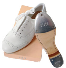 Bloch Mens 9.5 Jason Samuels Smith Tap Dance Shoes White S0313M READ DESCRIPTION