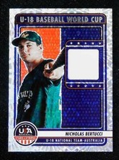 2023 Panini Stars and Stripes World Cup Australia Nicholas Bertucci RC Jersey