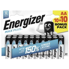 Energizer E304145600 Max Plus AA Battery Alkali-Manganese 1.5V 20 pc(s)