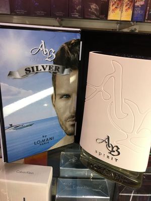 Ab Spirit Silver by Lomani EDT Eau de Toilette Spray 3.4 oz 100 ml for Men * NEW