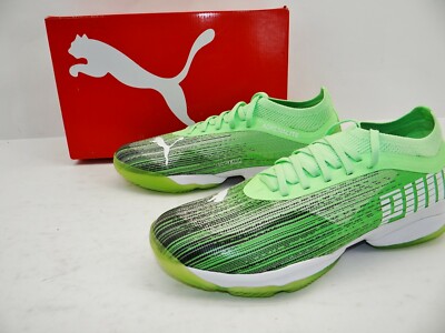Puma ADRENALITE 1.1 Herren Schuhe Sneaker Low Handballschuhe elektro green Gr.42