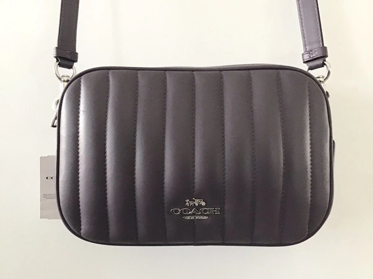 COACH Jes Crossbody Bag With Linear Quilting in Black