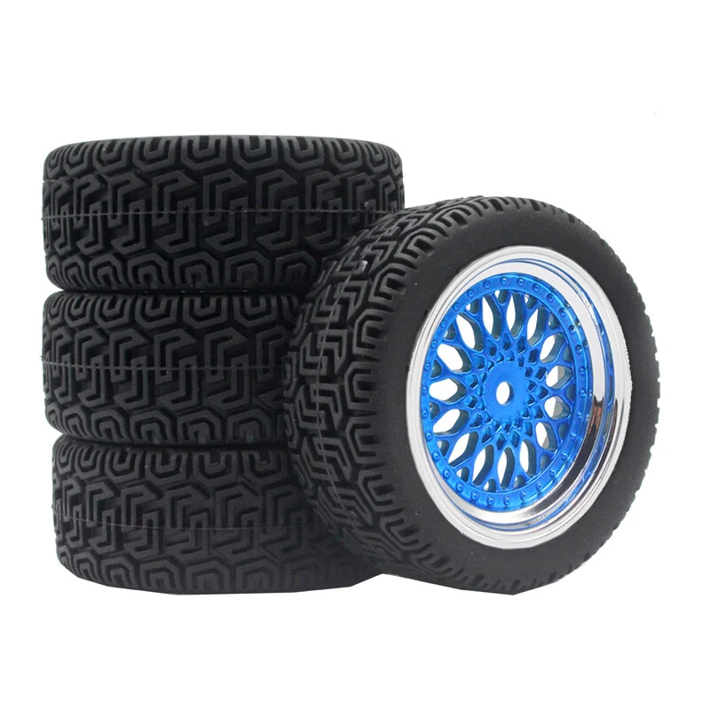 1/10 Onroad Rc Car Wheels Tires for Hpi Sprint2 e10 rs4 TT01 Banzai Kyosho Fw06 - Image 4 of 4