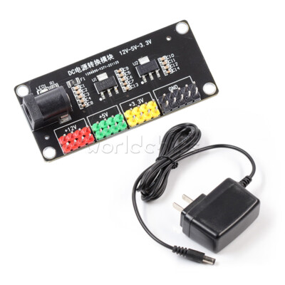 DC-DC 12V TO 3.3V 5V 12V Step Down Power Supply Module Multi Output Voltage  New