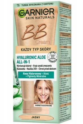Garnier Skin Naturals BB Hyaluron Aloe light toning cream, all skin types 50ml