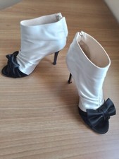 CELYN b. Elisabetta Franchi tronchetti spuntati tuxedo heel n.37 Made in Italy