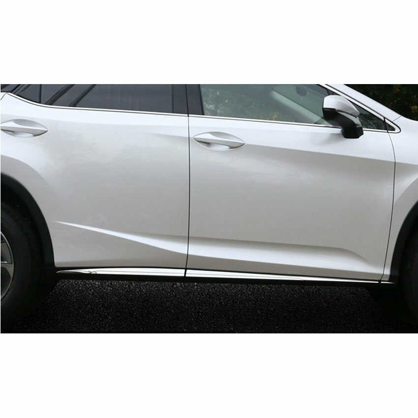Fit Lexus New RX350 RX450H 20162022 Body Side Molding Trim Overlay