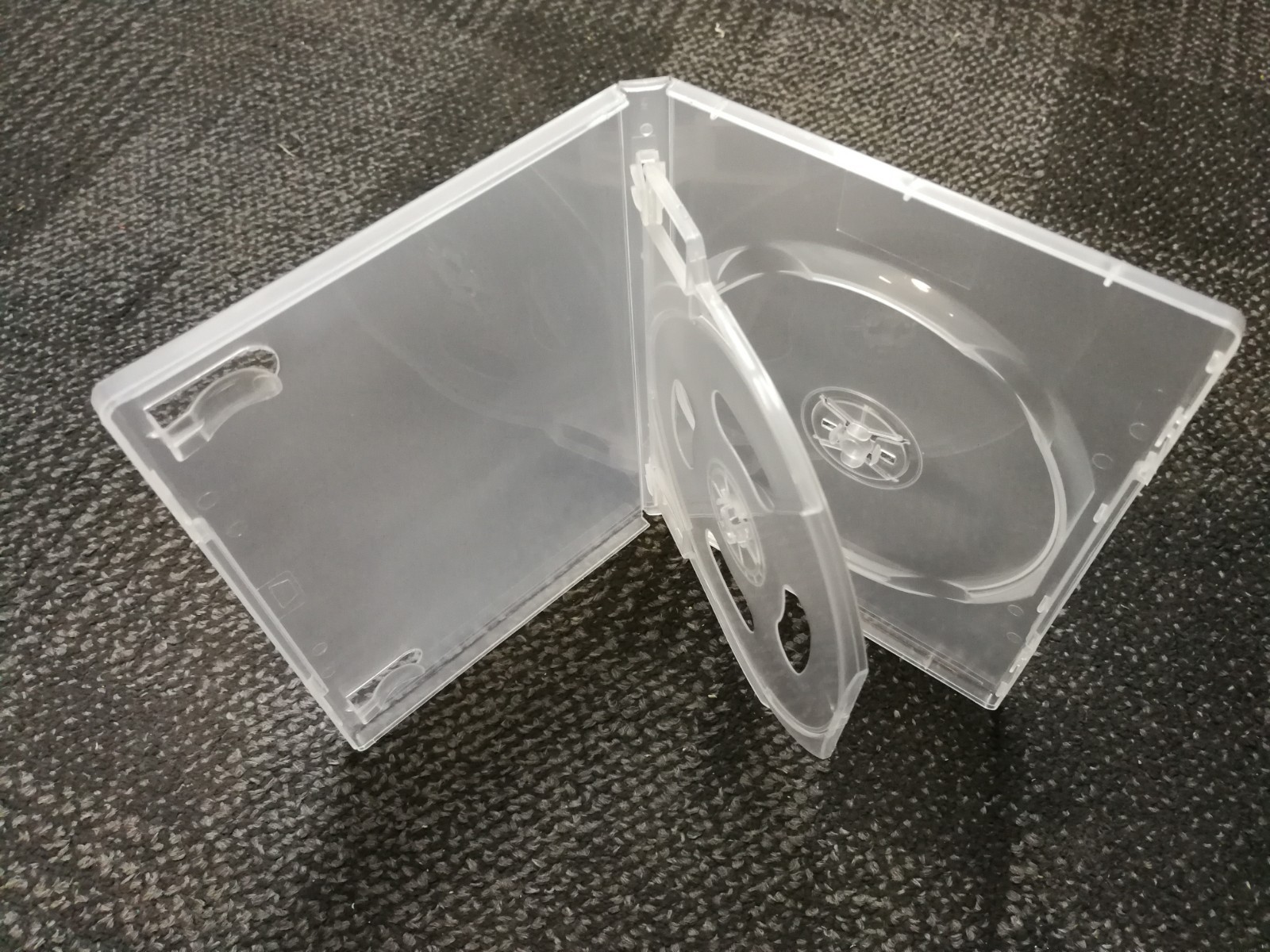 PREMIUM 5 x Triple Clear DVD Case DVD Covers w/ Clear Outer Wrap 14mm