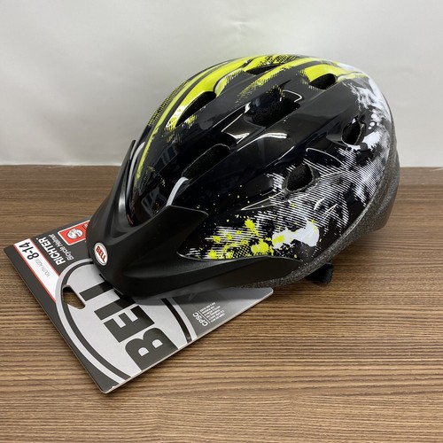 black and yellow bike helmet