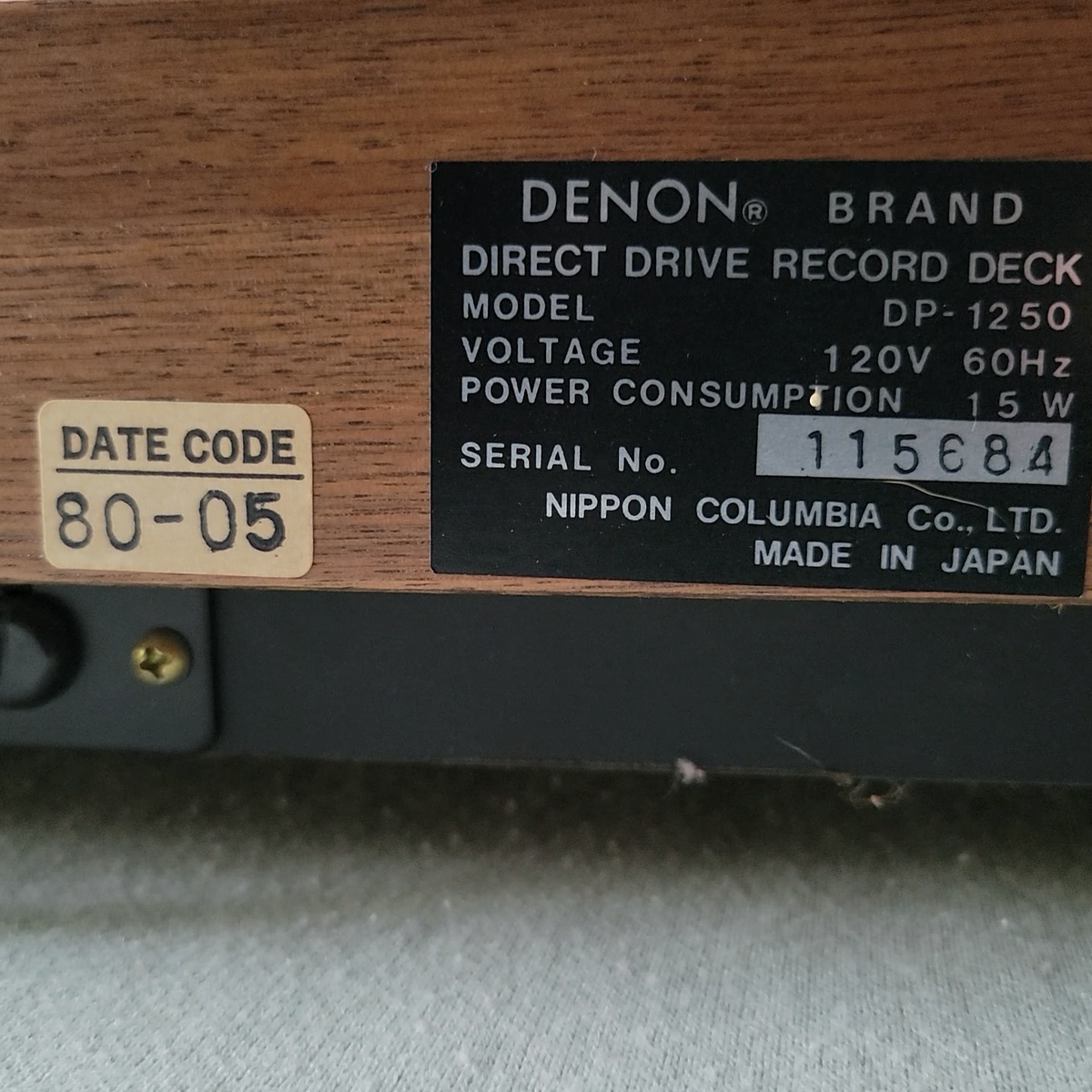 DENON DP-1250, MICRO SEIKI MA-505 ARM, DYNAVECTOR KARAT 23R RUBY