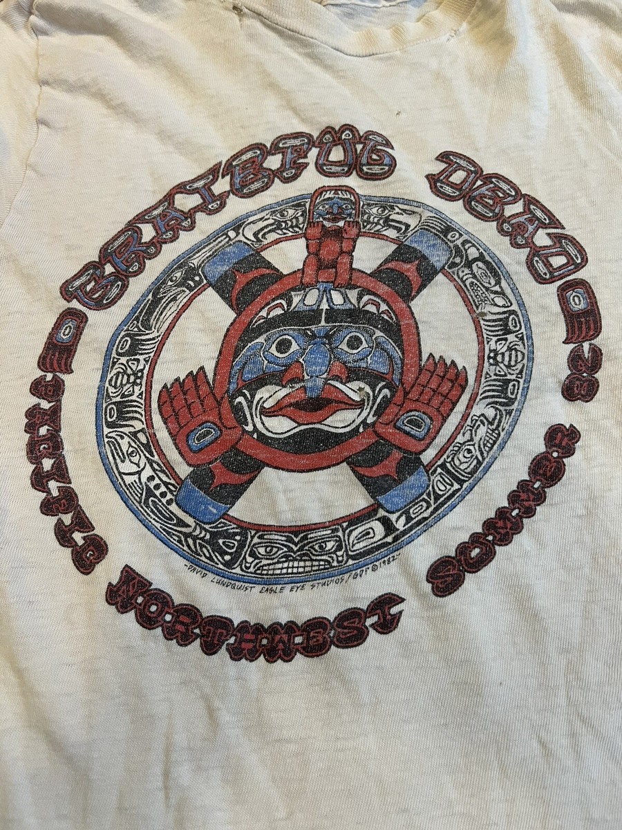 Grateful Dead Shirt T Shirt Vintage 1982 Veneta Oregon OR Field