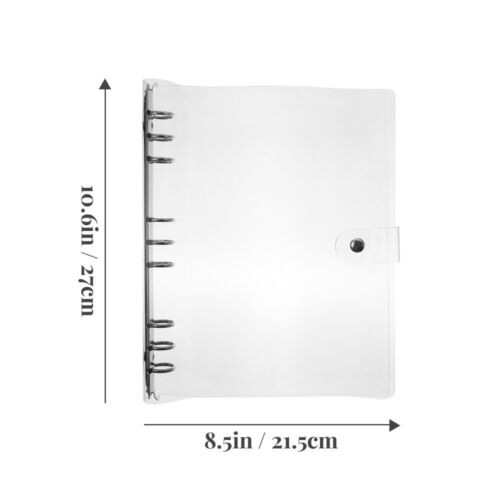 Notebook Cover Plastic Notebook Shell Clear Notebook Shell Plastic B5 Binder - Picture 5 of 12