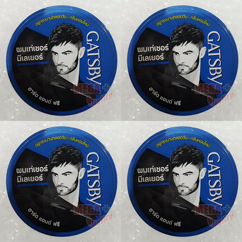 4 x GATSBY Hair Styling Wax Hard and Free From JAPAN 75 g | eBay
