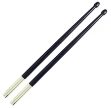Marching Snare Drum Sticks - Ceremonial Renaissance Military Heritage - Black