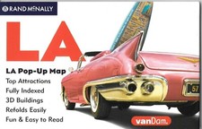 Pop-Up Map of Los Angeles, California, by VanDam/Rand McNally Maps
