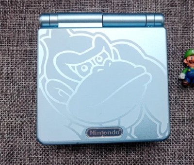 Light Blue King Kong Game Boy Advance GBA SP AGS 101 Brighter Backlit ...