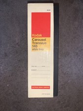 Vintage Kodak Carousel Transvue 140 Slide Tray With Original Box