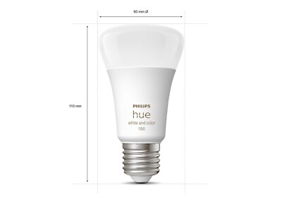 PHILIPS Hue White & Color Ambiance 1100 A60 E27 Bulb - Bluetooth