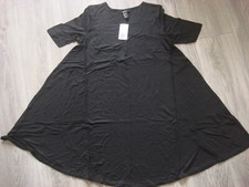 NWT Forever 21 Ambiance Short Long Sleeve Crew Neck Trapeze Swing T-Shirt Dress