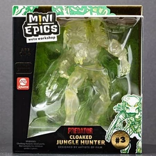 WETA Workshop Mini Epics 87 Predator Alien Cloaked Camouflaged Jungle Hunter NEW
