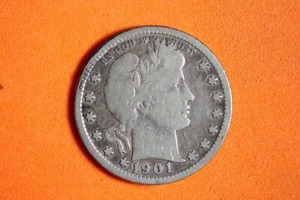 1901 Barber Quarter #G0976