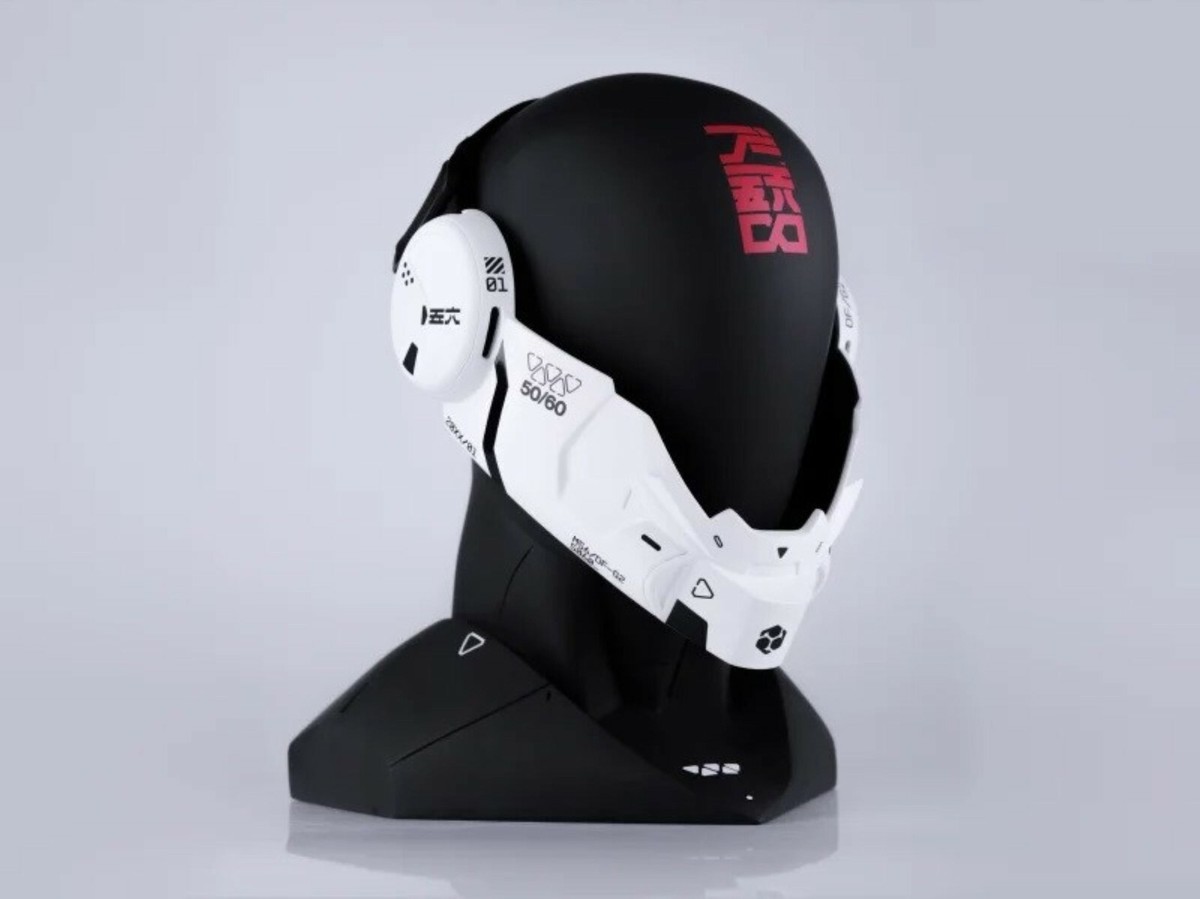 Machine56 M56/DF-R3_FIN-G1 Cosplay Helmet Mask Demon plates