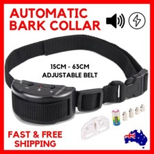 Model 853 dog barking collar AntiBark Beep Sound Static 6v battery 15-63cm belt