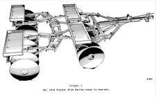 IH International Farmall 19-B Pull Drag Disk Harrow Owner's Manual Cub SA 19B