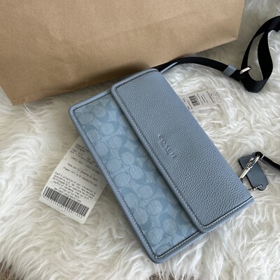 Coach CH828 Turner Colorblock Chambray Crossbody Messenger Bag