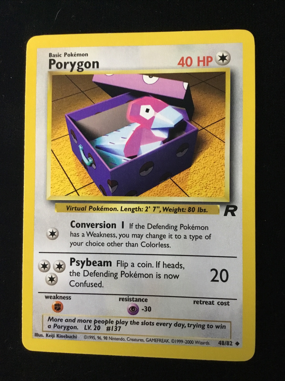 Pokémon TCG Porygon Team Rocket 48 Regular Uncommon NM NP