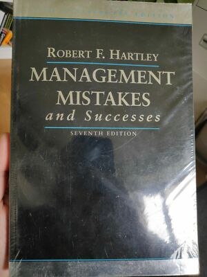 Management Mistakes and Successes, Hartley, Robert F., Anew and sealed