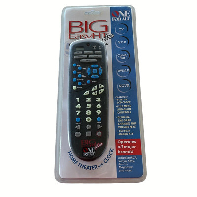 Big Easy New HT Plus Five Device Universal Remote In Sealed Original Package
