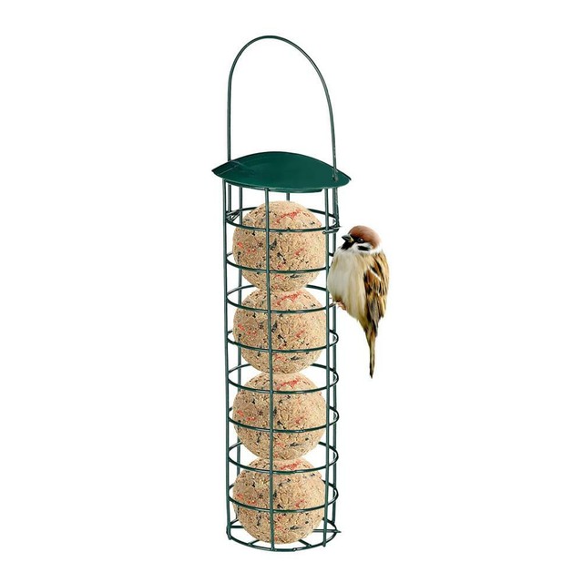 Hanging Bird Feeder Seed Nut Fat Ball Suet Cake Build A Discount