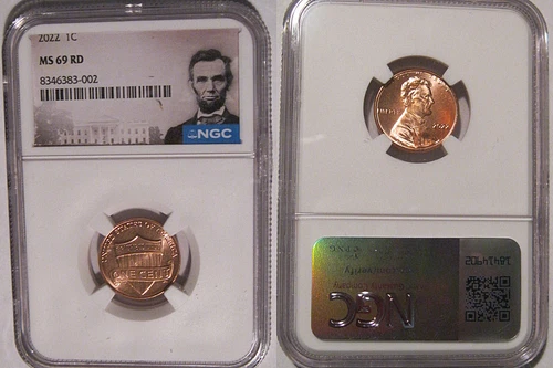 2022 P Lincoln SHIELD Cent 1c NGC MS 69 RD