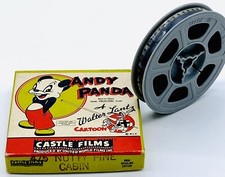 VINTAGE ANDY PANDA 8mm Headline "NUTTY PINE CABIN CASTLE FILMS WALTER LANTZ