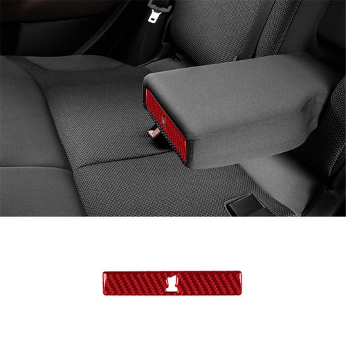 37Pcs Red Carbon Fiber Interior Full Kit Cover Trim For 2014-2017 Fiat 500L - Picture 7 of 14