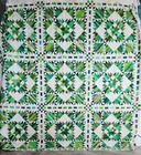 Emerald City Quilt Top,  Pieced Patchwork, 218 cm by 218 cm. QUILT TOP ONLY!