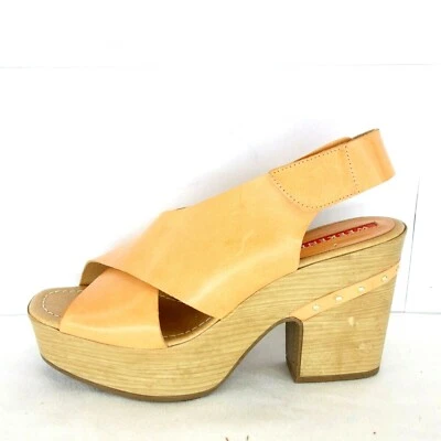 Sandalen 41 Weekend Pedro Miralles Damen Plateau Schuhe Echt Leder Np 119 Neu - Bild 1 von 4