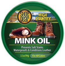 Shoe Gear Mink Oil - Premium Leather Conditioner and Protector, 3.5 Oz