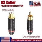 RCA Phono Male Plug Solder Type Audio Video Cable Connector DIY