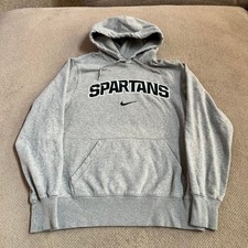 Vintage 2000s Nike Michigan state Spartans center swoosh hoodie Size small