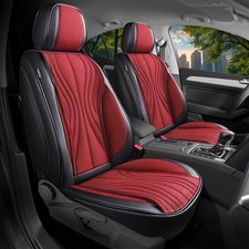 Schonbezüge Sitzbezüge für Mercedes GLE W166 Bj 2011-18 in Schwarz/Rot M2